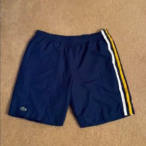 Lacoste swim trunks